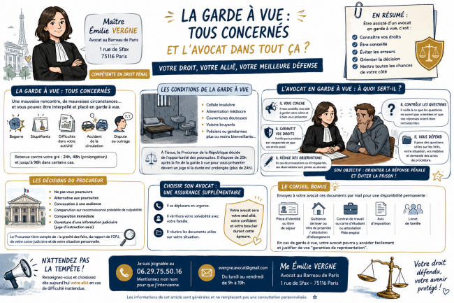 POURQUOI L'ASSISTANCE DE L'AVOCAT DURANT LA GARDE A VUE EST-ELLE UTILE: TOUS CONCERNES