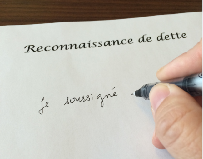 PRESCRIPTION DE SA RECONNAISSANCE DE DETTE: COMMENT CONSERVER  SON DROIT?