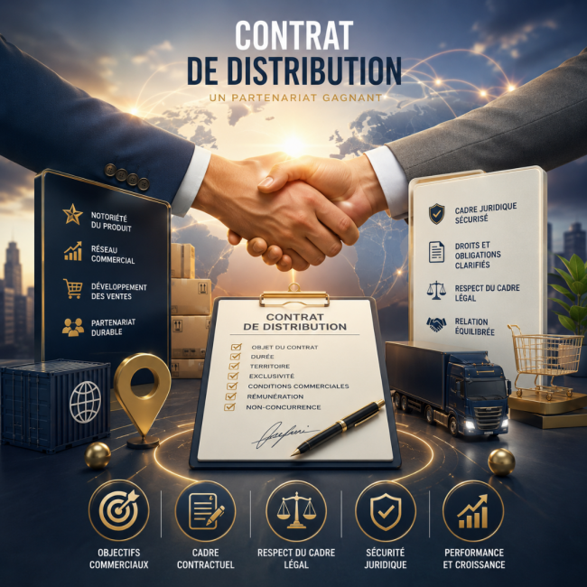 REDACTION DU CONTRAT DE DISTRIBUTION PAR UN AVOCAT: SECURISEZ VOS PROJETS