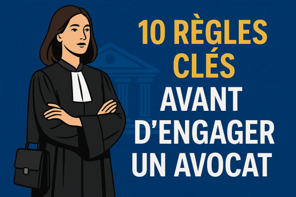 Avant de missionner un avocat : les 10 règles à connaître absolument 