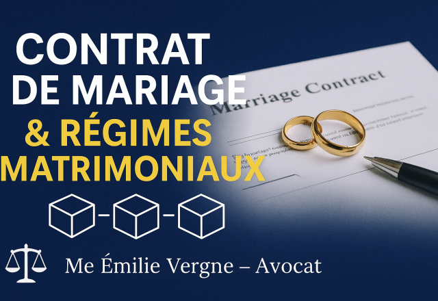 CONTRAT DE MARIAGE & REGIMES MATRIMONIAUX : COMPRENDRE FACILEMENT & CHOISIR JUSTE