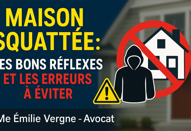 ???? Maison squattée : quels sont les bons réflexes et les erreurs à éviter