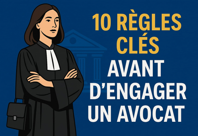Avant de missionner un avocat : les 10 règles à connaître absolument 
