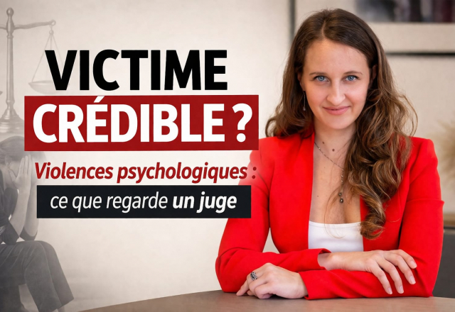 La crédibilité des victimes dans les violences psychologiques 