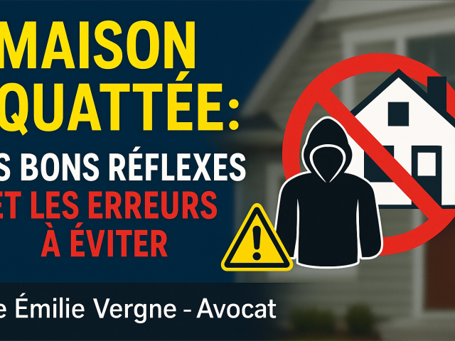 ???? Maison squattée : quels sont les bons réflexes et les erreurs à éviter