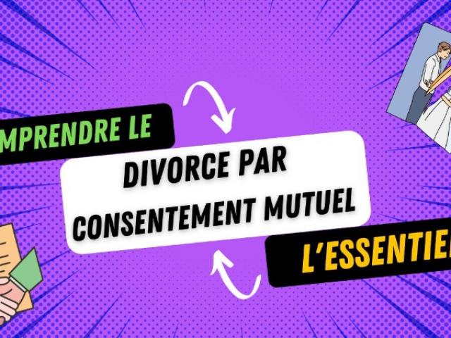 COMPRENDRE LE DIVORCE PAR CONSENTEMENT MUTUEL en 7 minutes