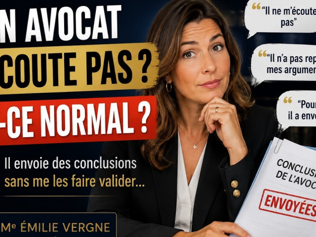 MON AVOCAT ENVOIE DES CONCLUSIONS SANS ME FAIRE VALIDER : EST-CE NORMAL ?