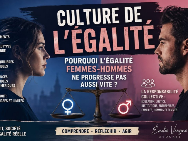 CULTURE DE L’ÉGALITÉ : pourquoi l’égalité femmes-hommes ne progresse pas vite ?