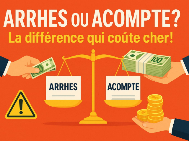 Arrhes & acompte : la différence qui coûte cher aux consommateurs et aux vendeurs