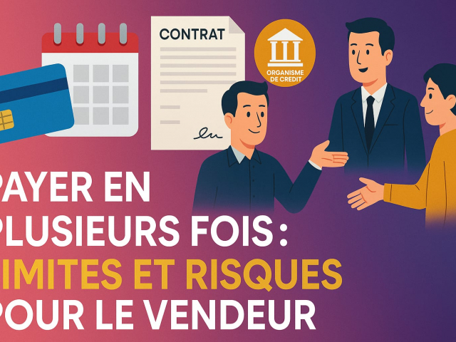 Payer en plusieurs fois : limites légales, crédit conso et risques pour le vendeur 