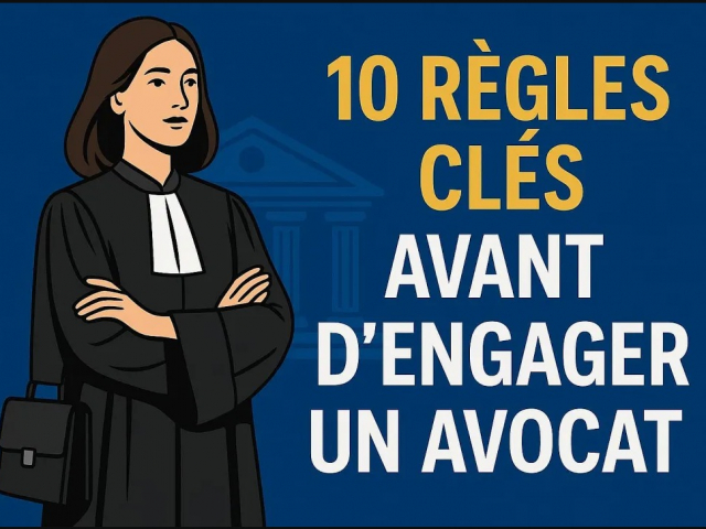 Avant de missionner un avocat : les 10 règles à connaître absolument !