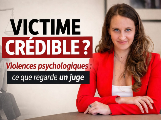 La crédibilité des victimes dans les violences psychologiques 