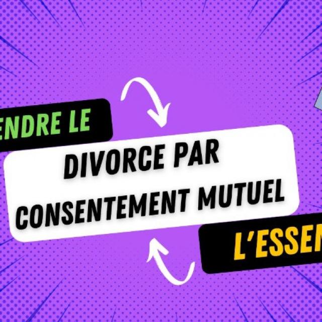 COMPRENDRE LE DIVORCE PAR CONSENTEMENT MUTUEL en 7 minutes